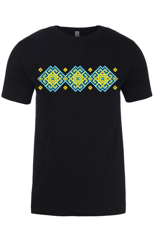 Adult t-shirt "Vortex" yellow