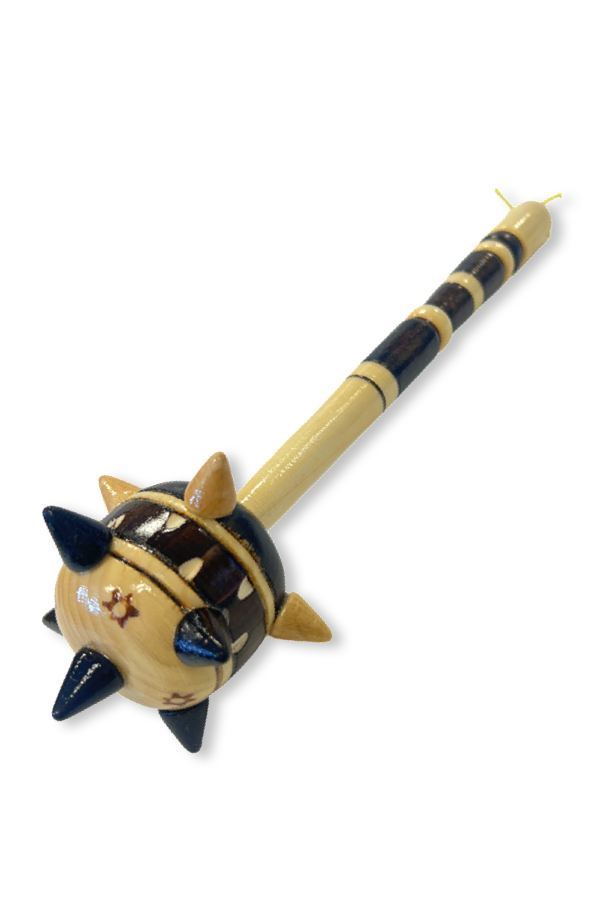 Artisan crafted Ukrainian souvenir Bulava, long handle