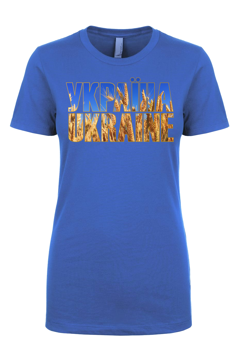 Female fit t-shirt "УКРАЇНА UKRAINE"