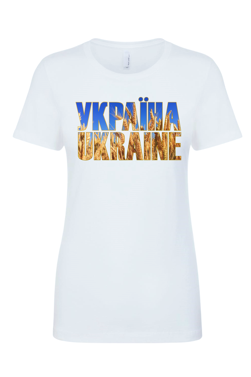 Female fit t-shirt "УКРАЇНА UKRAINE"