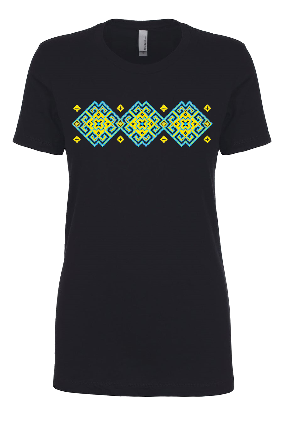 Female fit t-shirt "Vortex" yellow