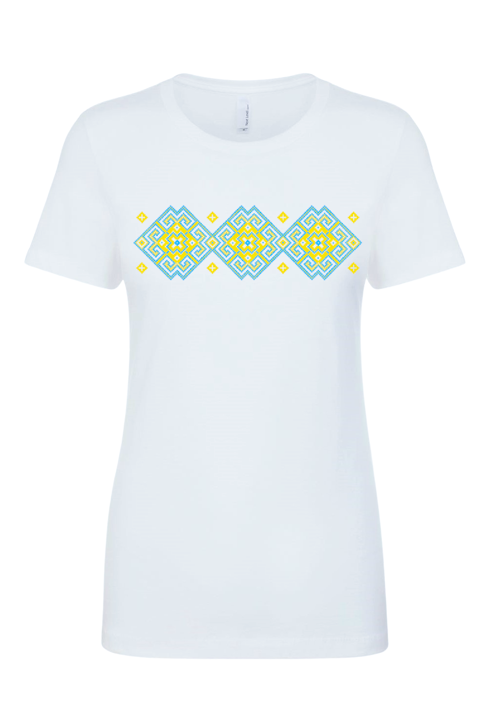 Female fit t-shirt "Vortex" yellow