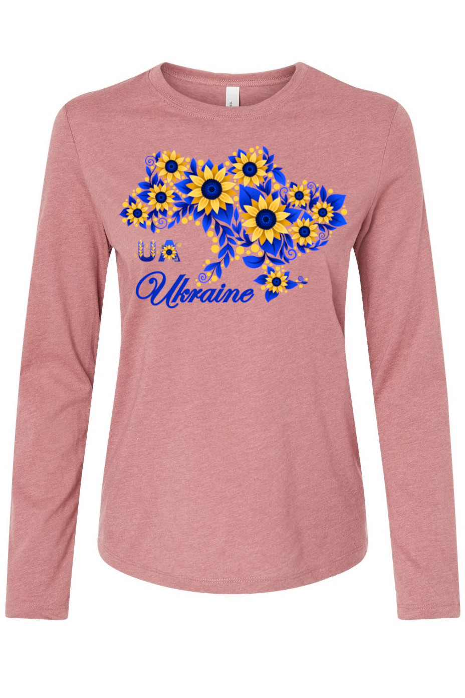 Female long sleeve top "Sunflower Ukraine"