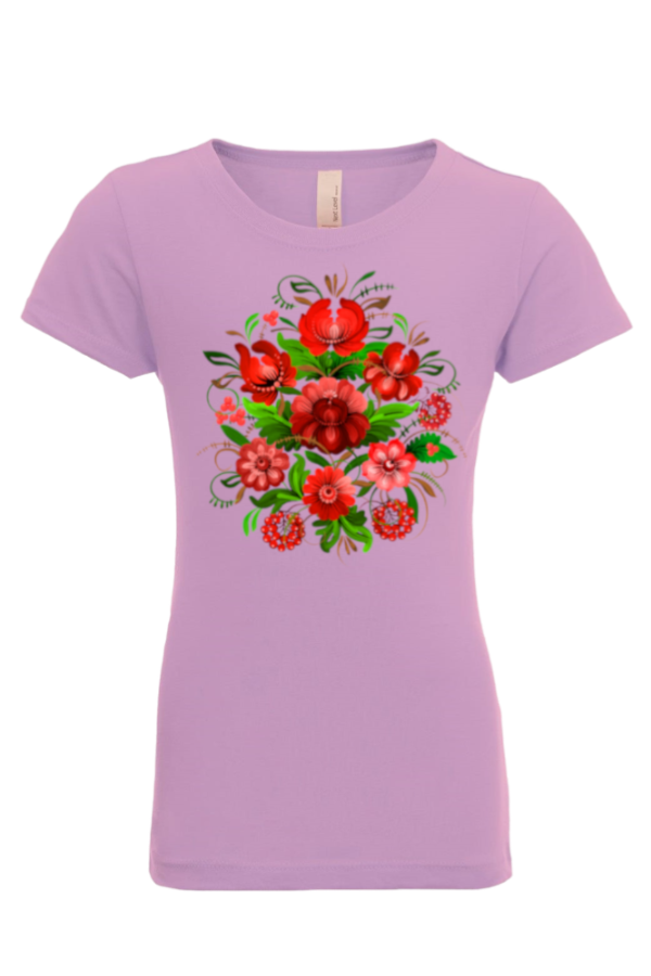 Girl's t-shirt "Petrykivka"