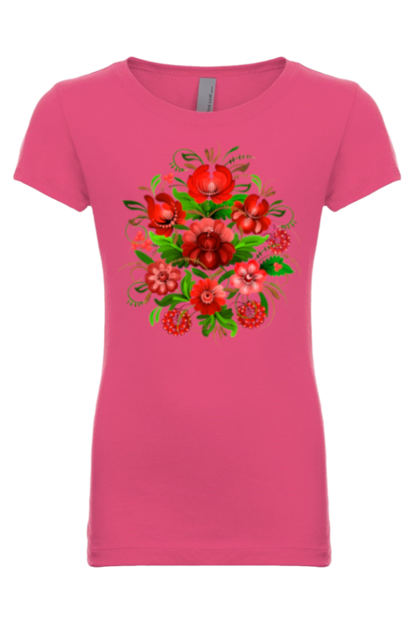 Girl's t-shirt "Petrykivka"