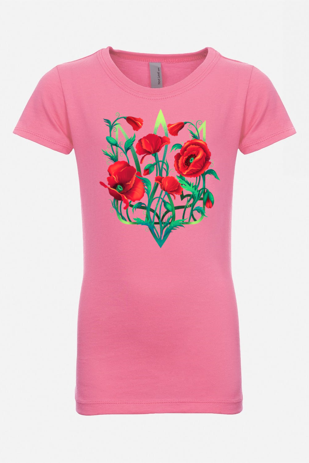 Girl's t-shirt "Poppy Tryzub"