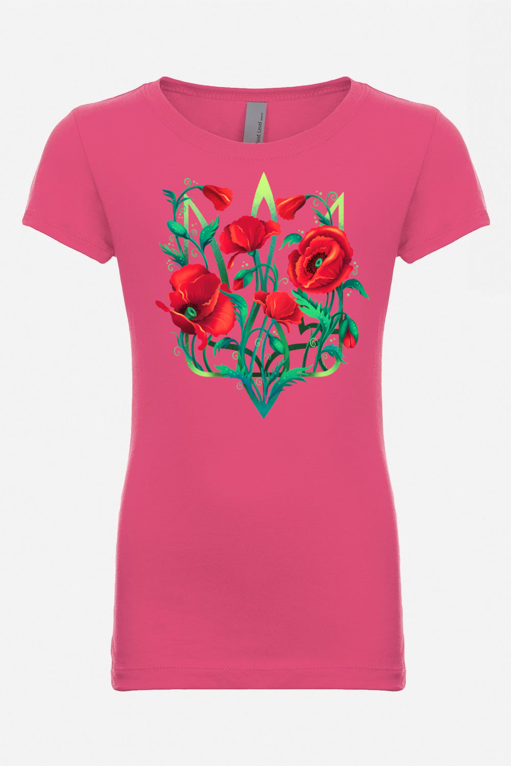 Girl's t-shirt "Poppy Tryzub"