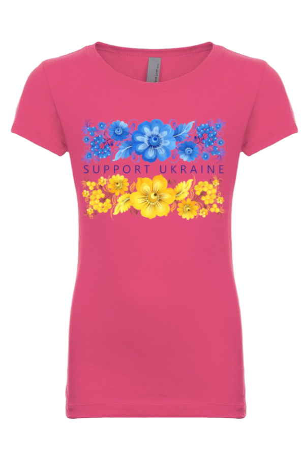 Girl's t-shirt "Support Ukraine"