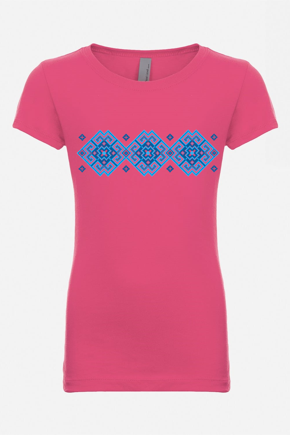 Girl's t-shirt "Vortex" blue