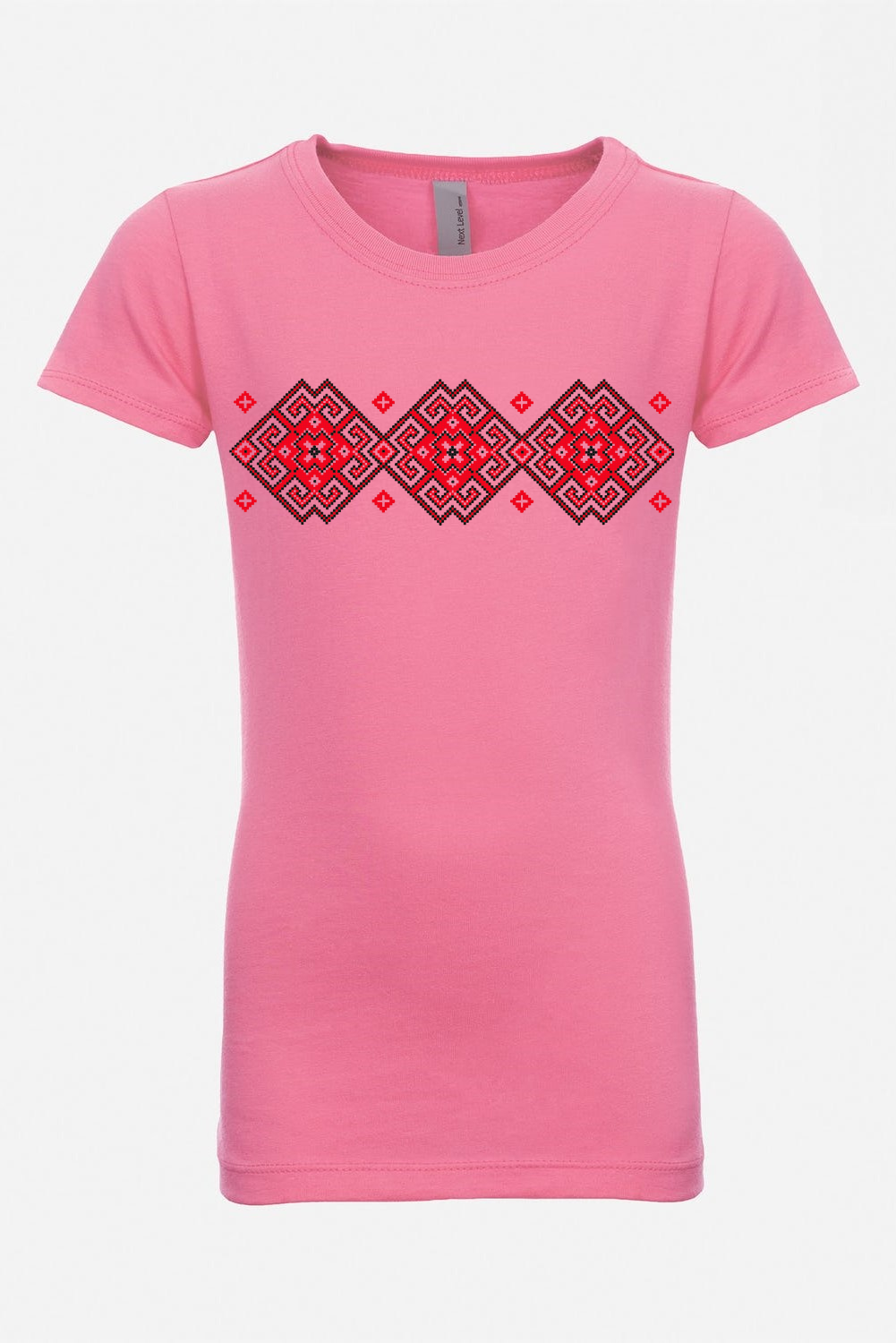 Girl's t-shirt "Vortex" red