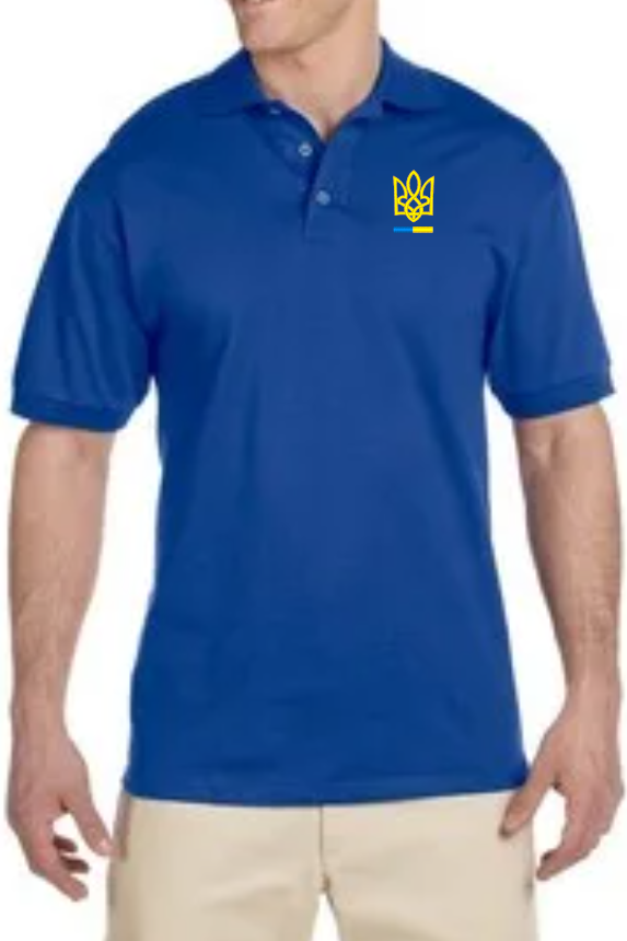 Men's polo shirt "Tryzub"