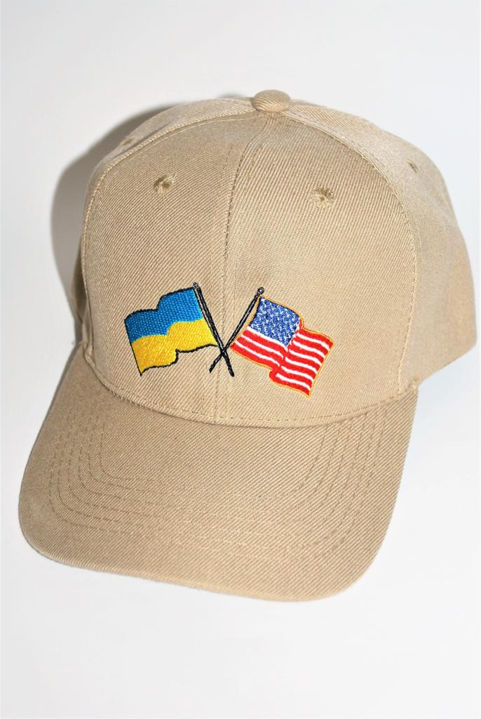 Embroidered bill cap "Ukrainian-American"