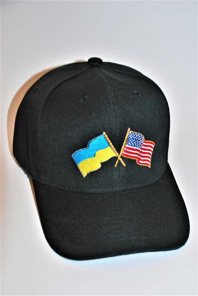 Embroidered bill cap "Ukrainian-American"