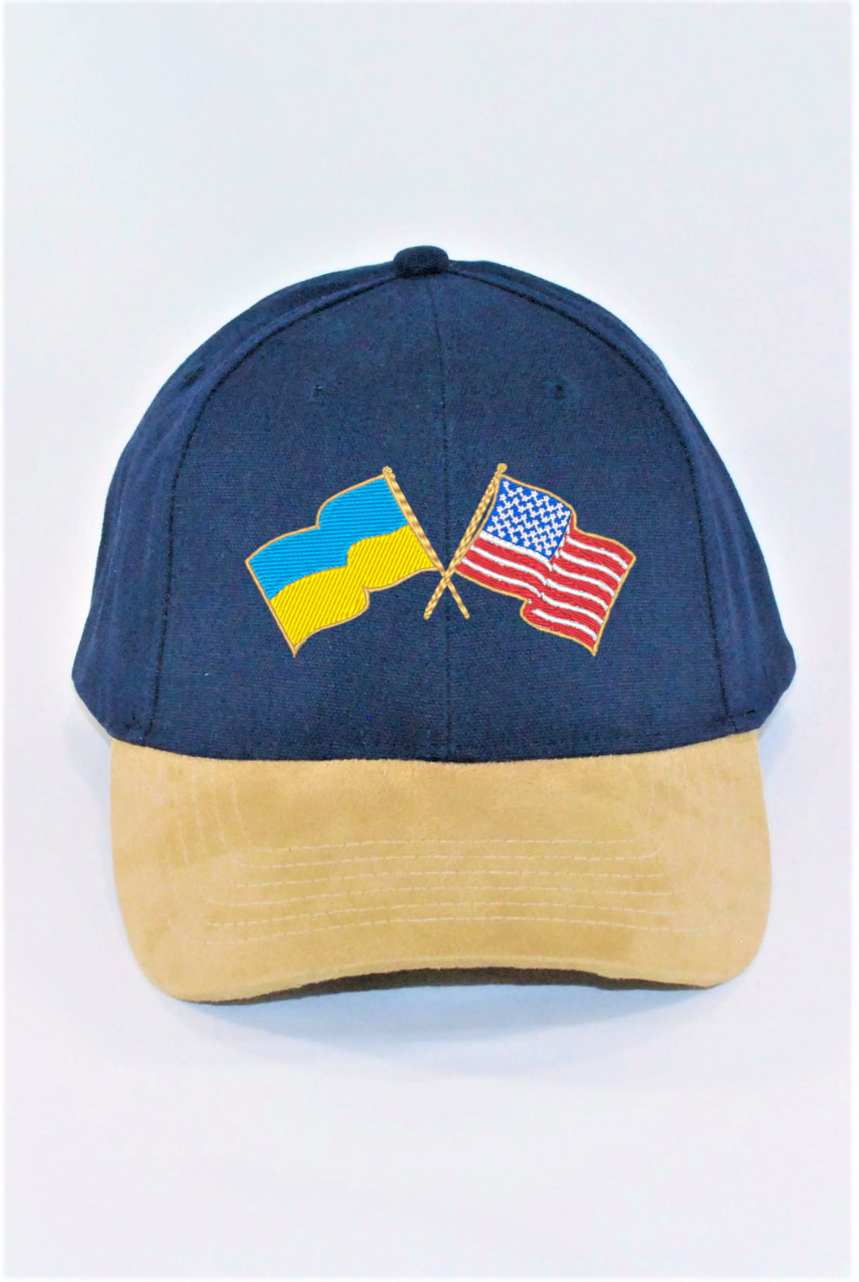 Embroidered bill cap "Ukrainian-American"