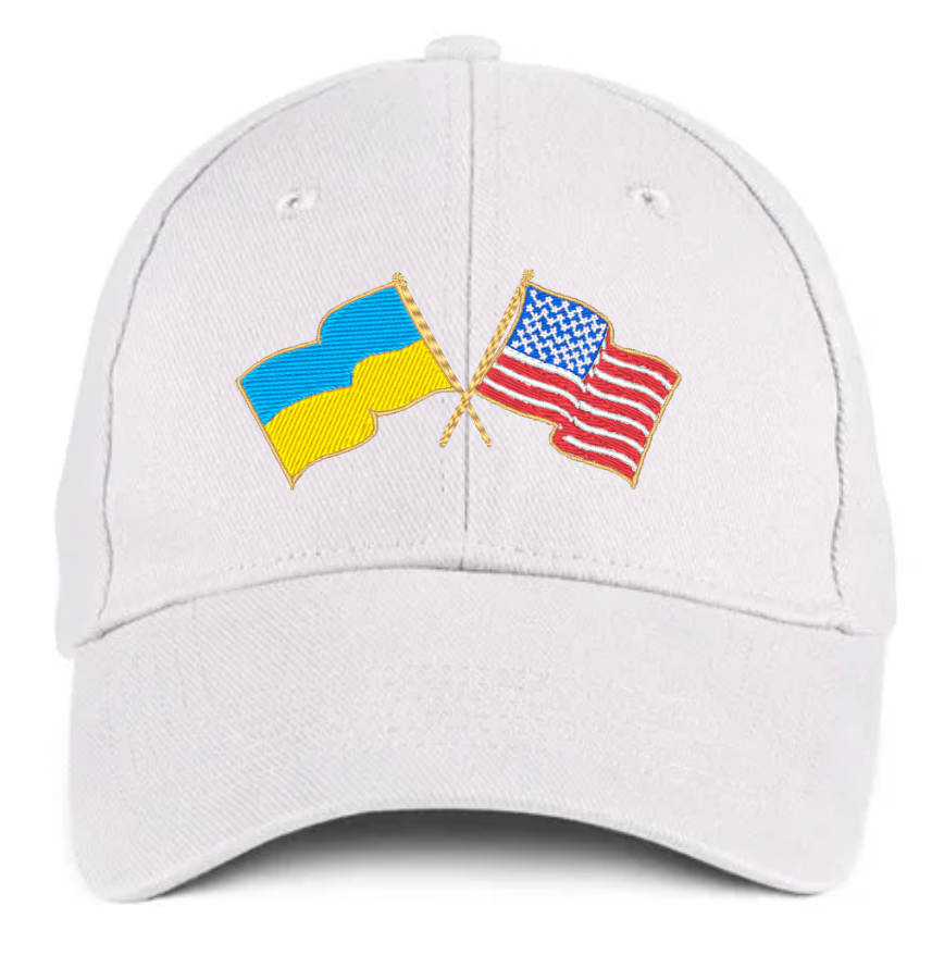 Embroidered bill cap "Ukrainian-American"