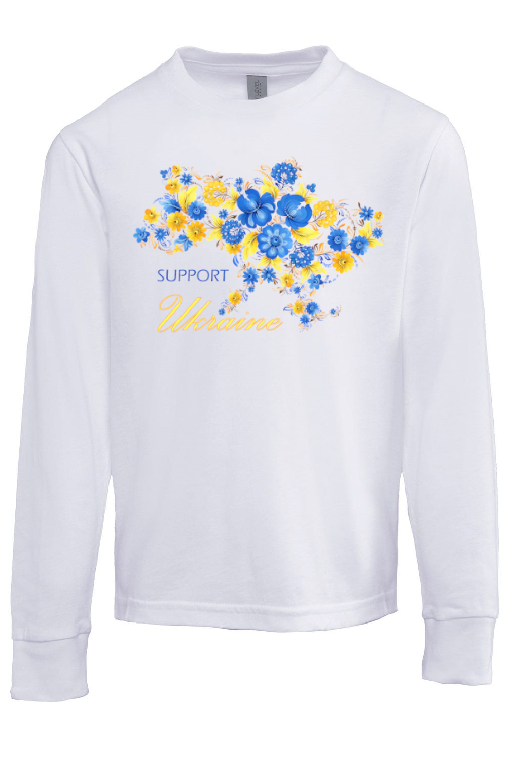 Youth long sleeve shirt "Petrykivka Ukraine"