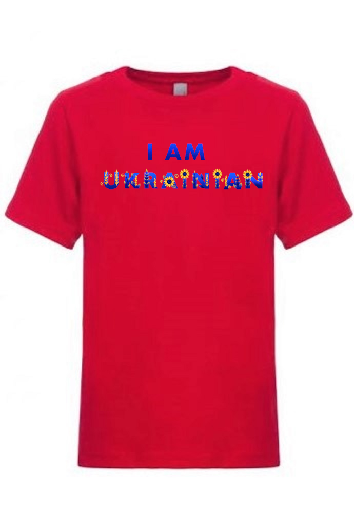 Kid's t-shirt "I AM UKRAINIAN"