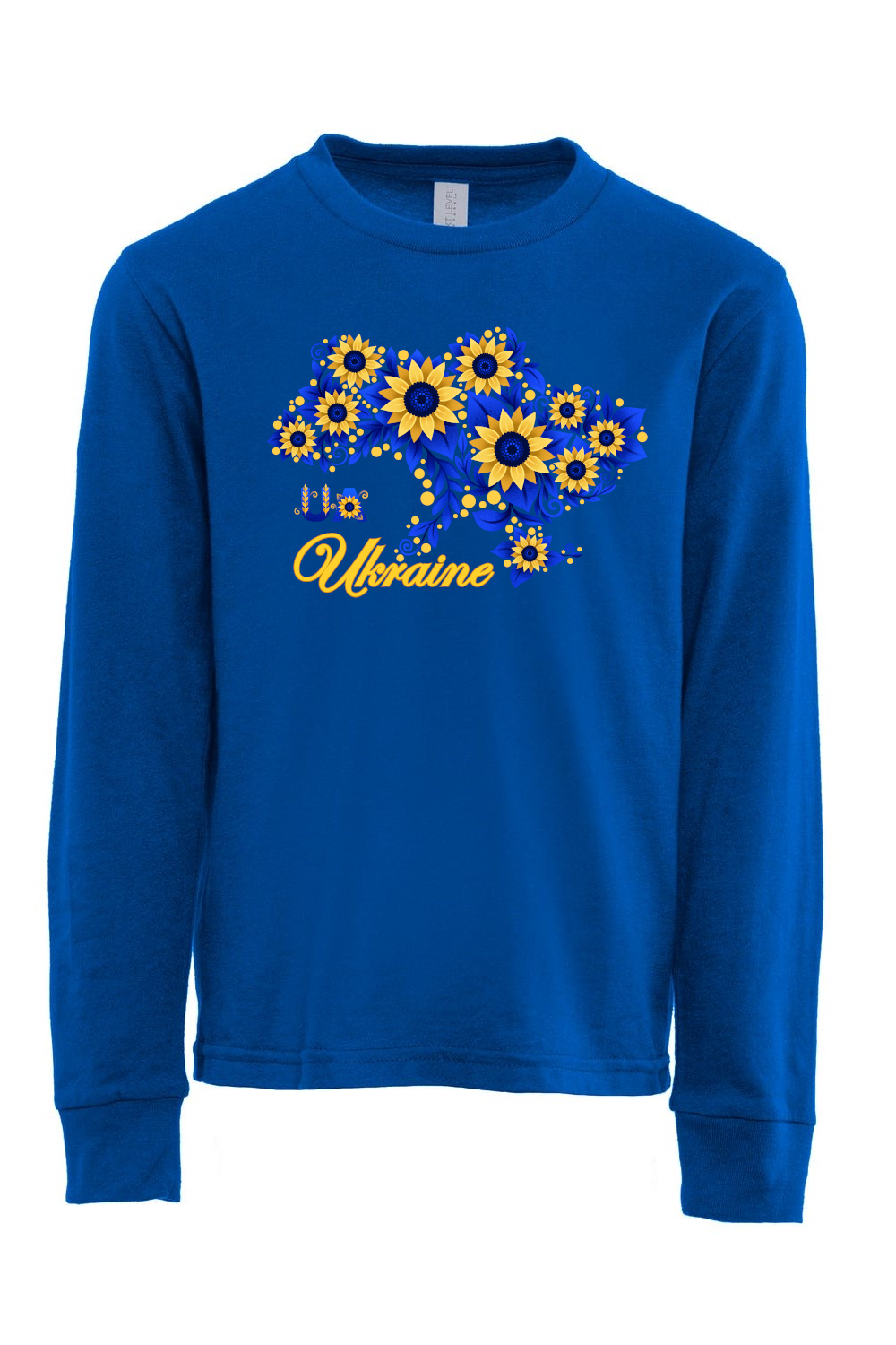 Youth long sleeve shirt "Sunflower Ukraine"