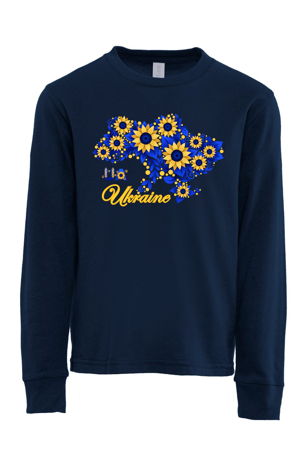 Youth long sleeve shirt "Sunflower Ukraine"