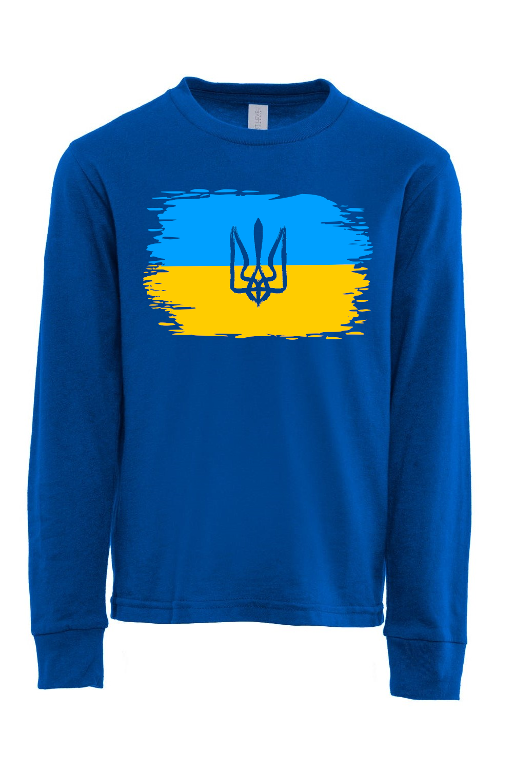 Youth long sleeve shirt "Ukrainian flag"