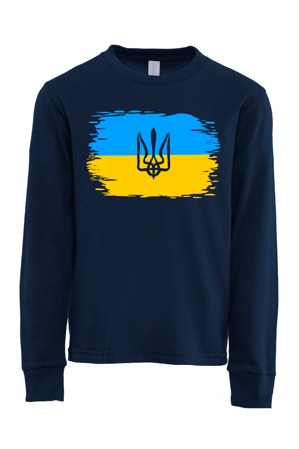 Youth long sleeve shirt "Ukrainian flag"