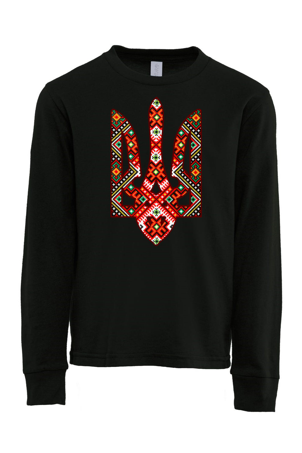 Youth long sleeve shirt "Etno Tryzub"