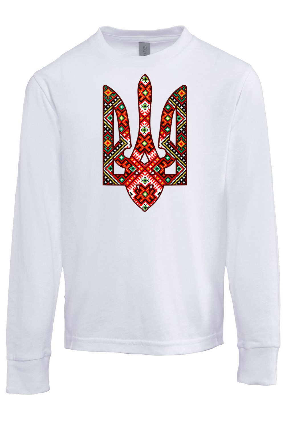 Youth long sleeve shirt "Etno Tryzub"