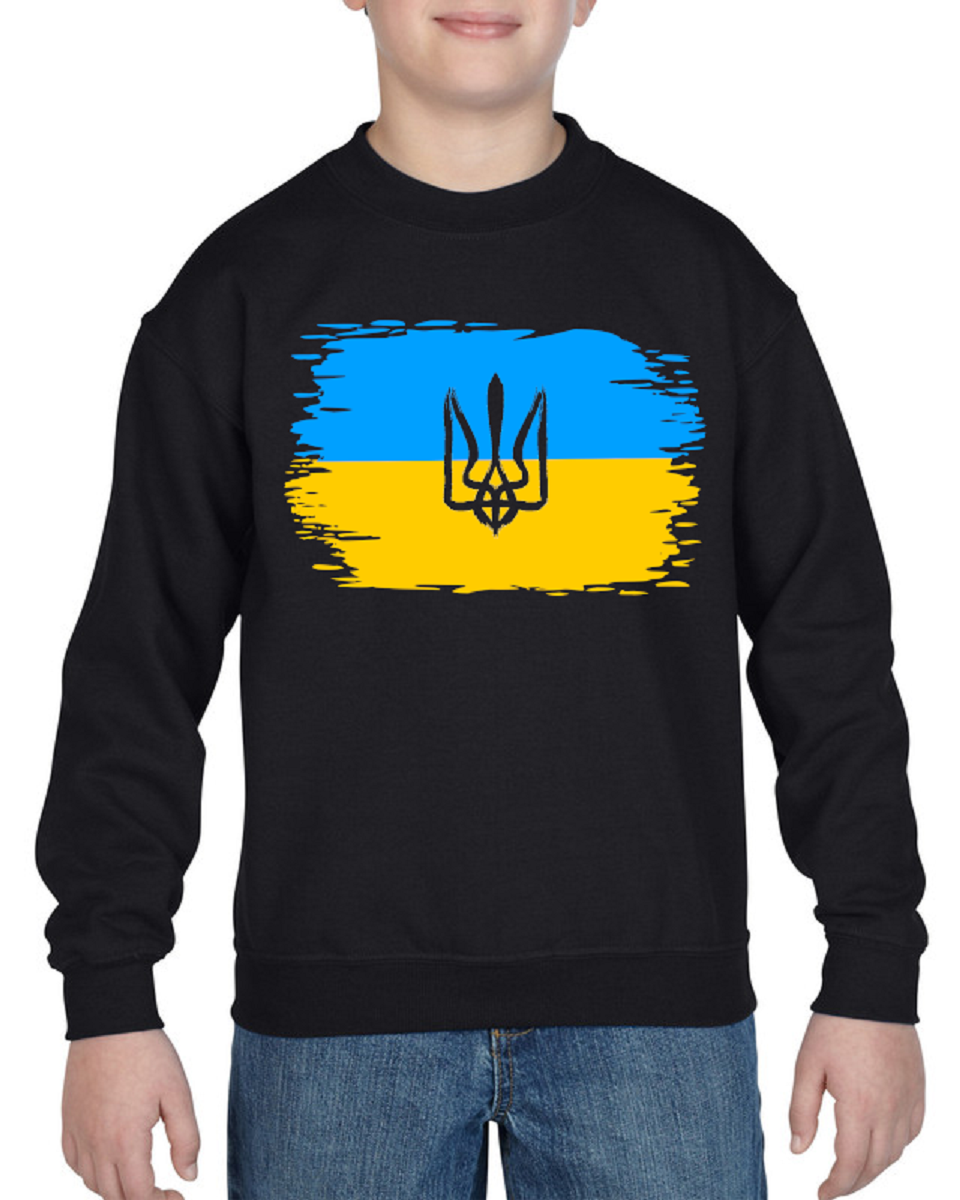 Kids' sweatshirt "Ukrainian Flag"