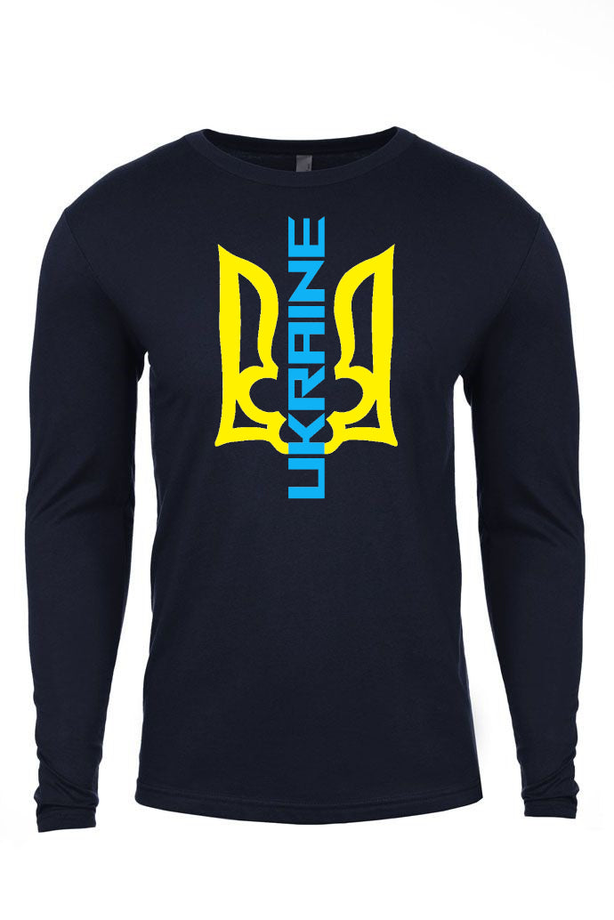 Adult long sleeve shirt "Ukraine Trident"