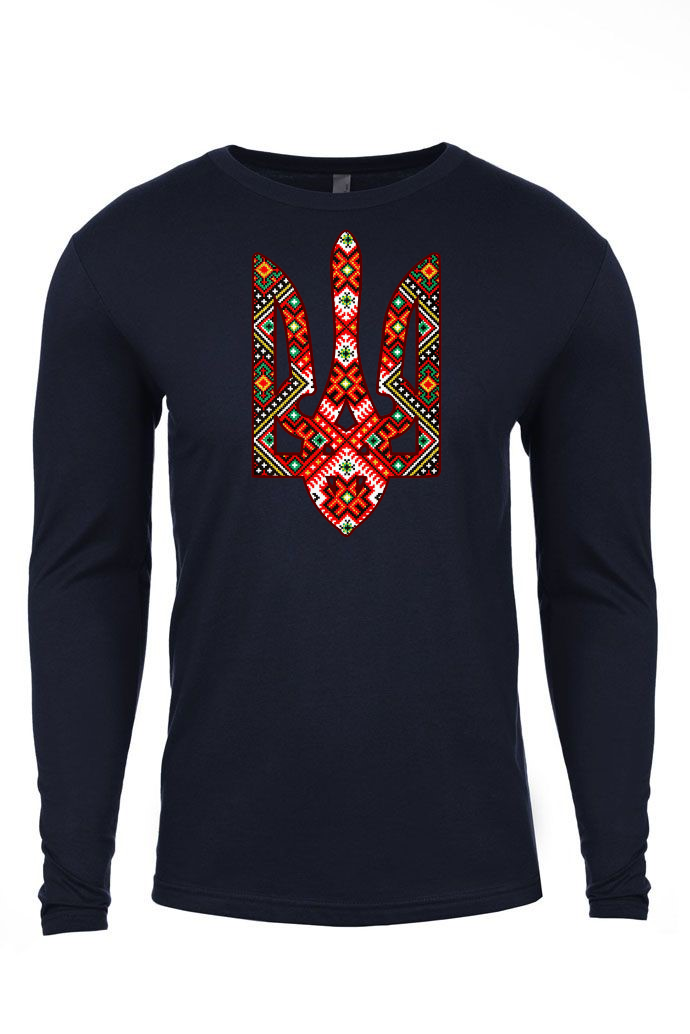 Adult long sleeve shirt "Etno Tryzub"