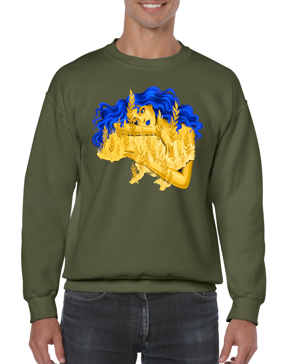 Adult unisex sweatshirt "Berehynia"