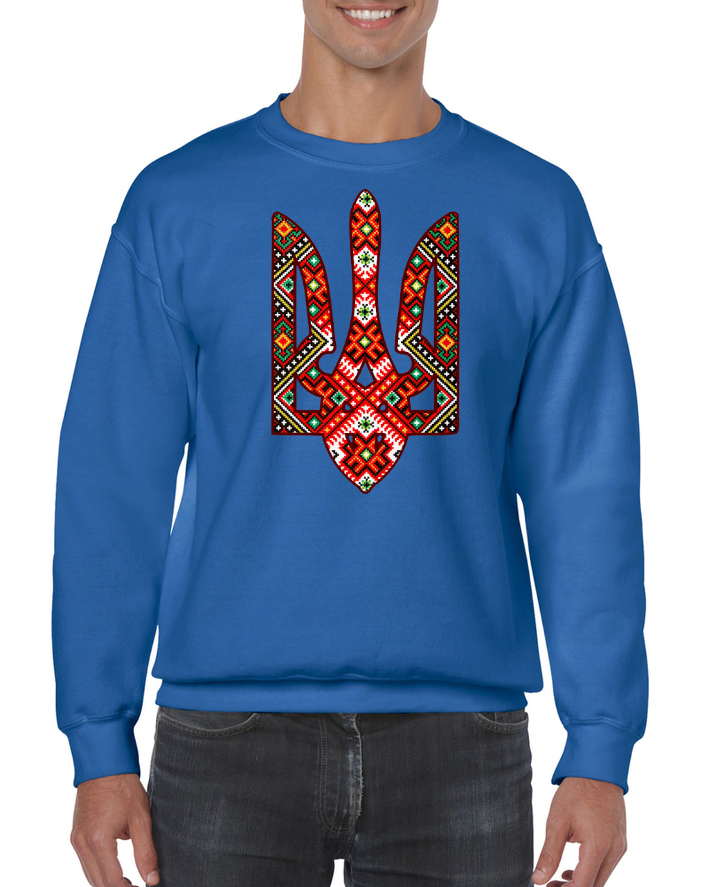 Adult unisex sweatshirt "Etno Tryzub"