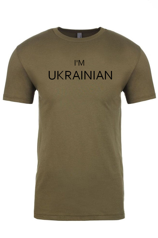 Adult t-shirt "I'M UKRAINIAN"