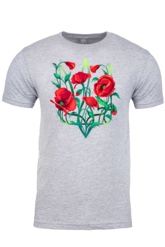 Adult t-shirt "Poppy Tryzub"