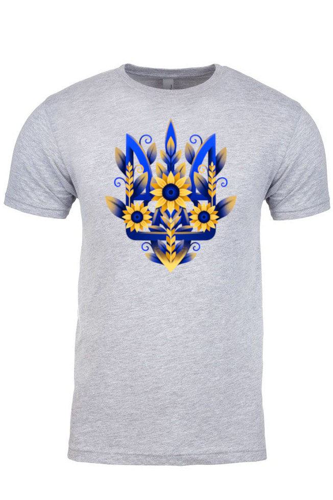 Adult t-shirt "Sunflower Tryzub"