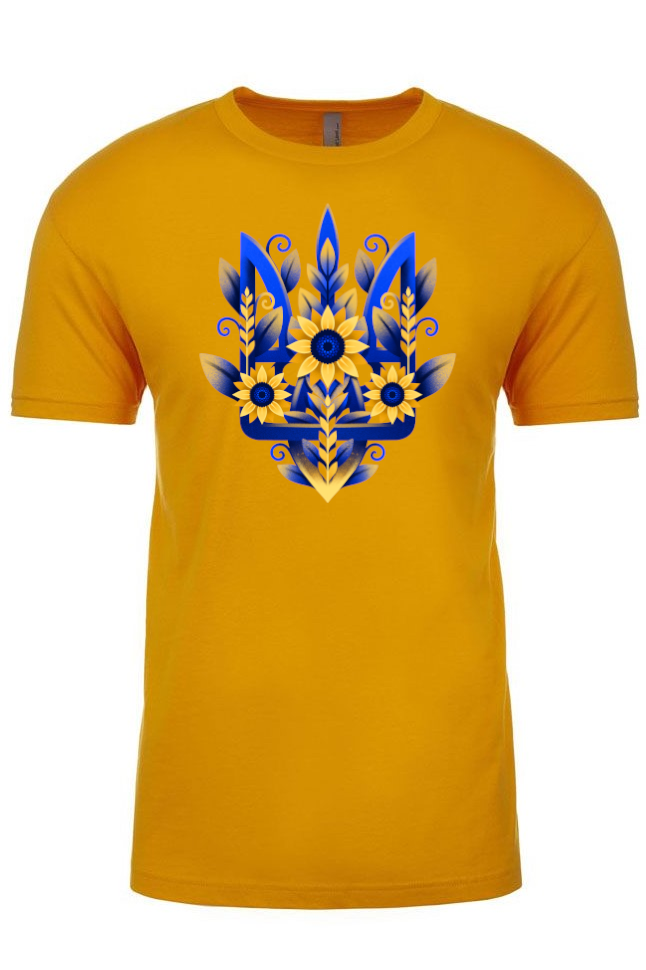 Adult t-shirt "Sunflower Tryzub"