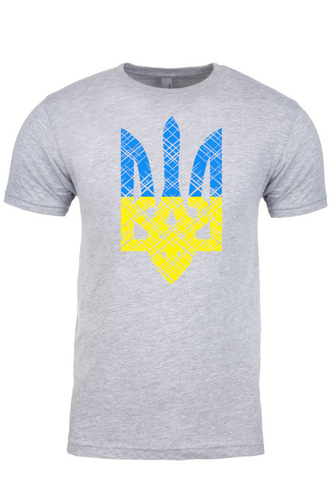 Adult t-shirt "Blue and yellow Trident"