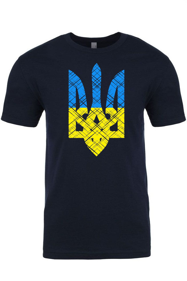 Adult t-shirt "Blue and yellow Trident"