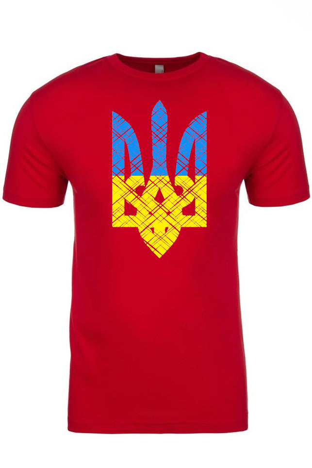 Adult t-shirt "Blue and yellow Trident"