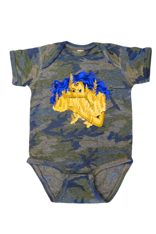 Infant onesie bodysuit "Berehynia"