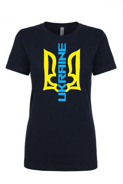 Female fit t-shirt "Ukraine Trident"