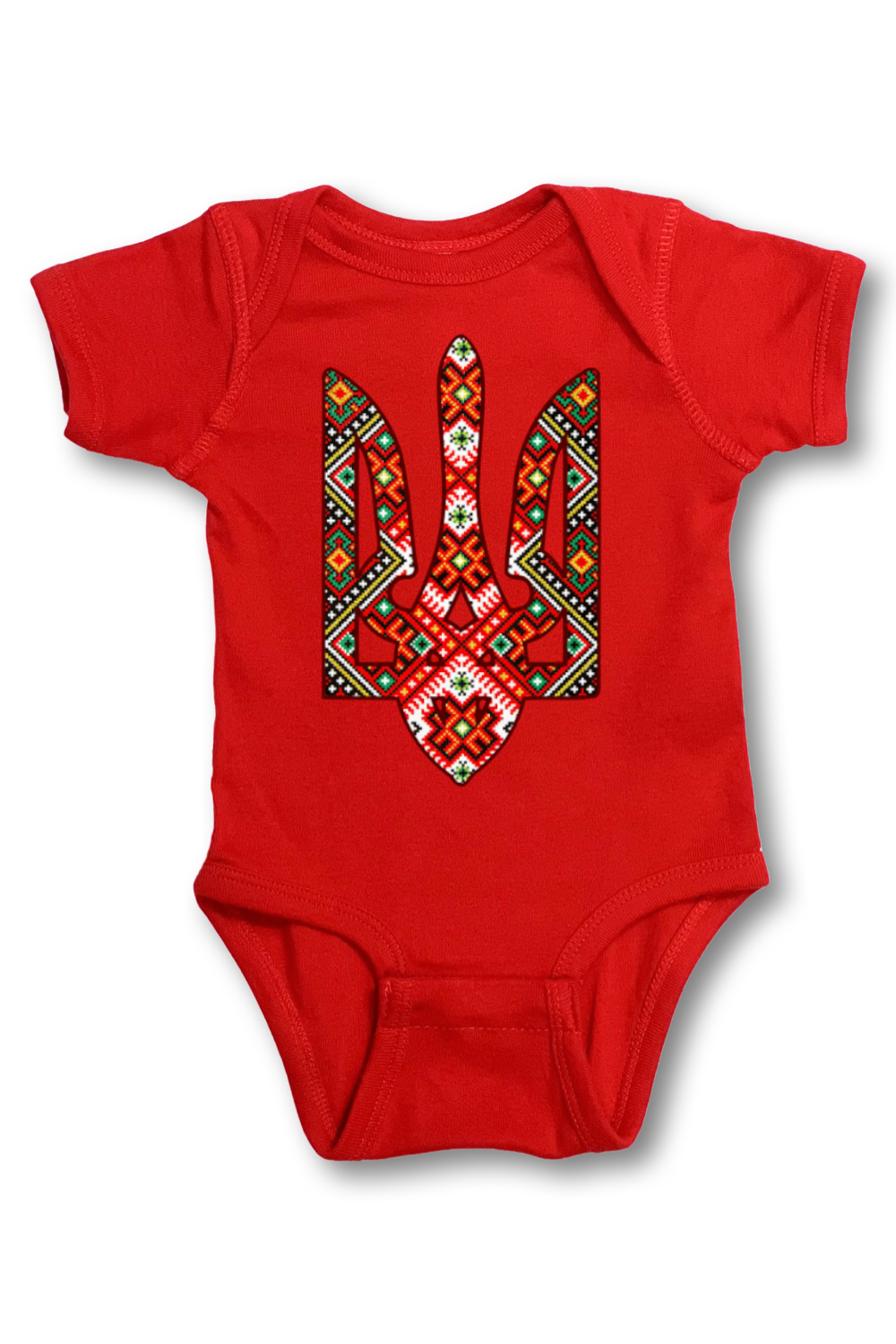 Infant onesie bodysuit "Etno Tryzub"