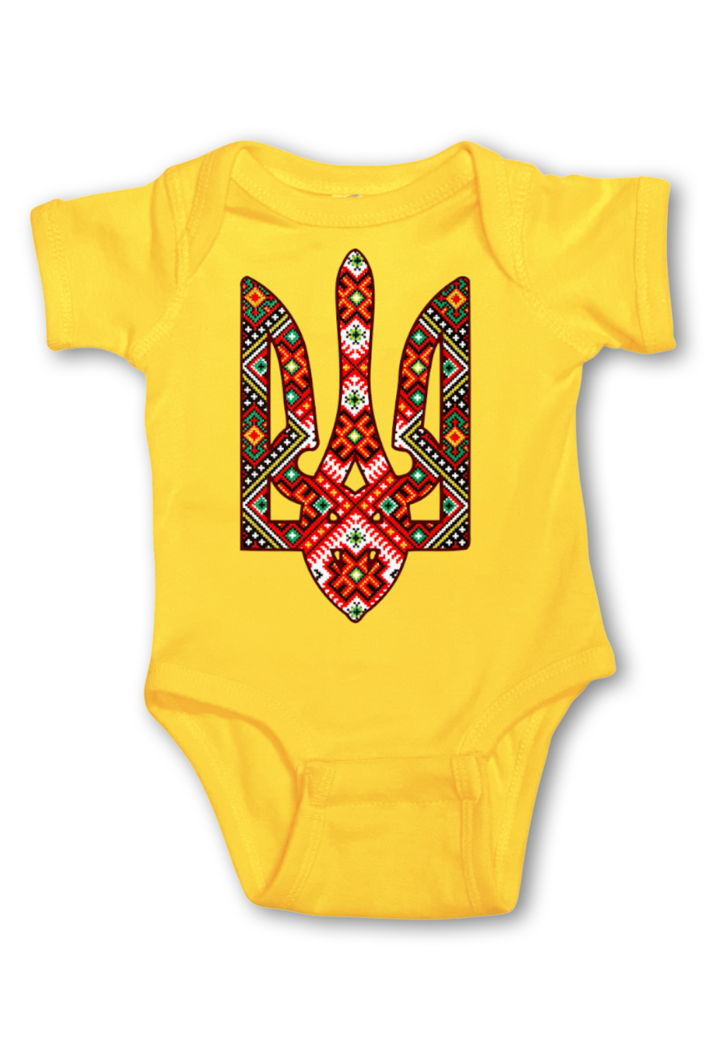 Infant onesie bodysuit "Etno Tryzub"