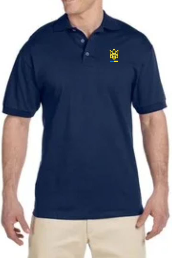 Men's polo shirt "Tryzub"