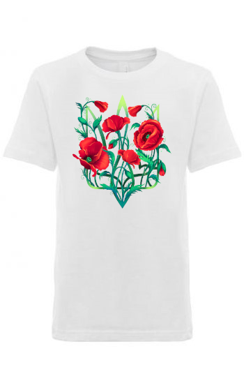 Kid's t-shirt "Poppy Tryzub"