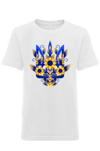 Kid's t-shirt "Sunflower Tryzub"