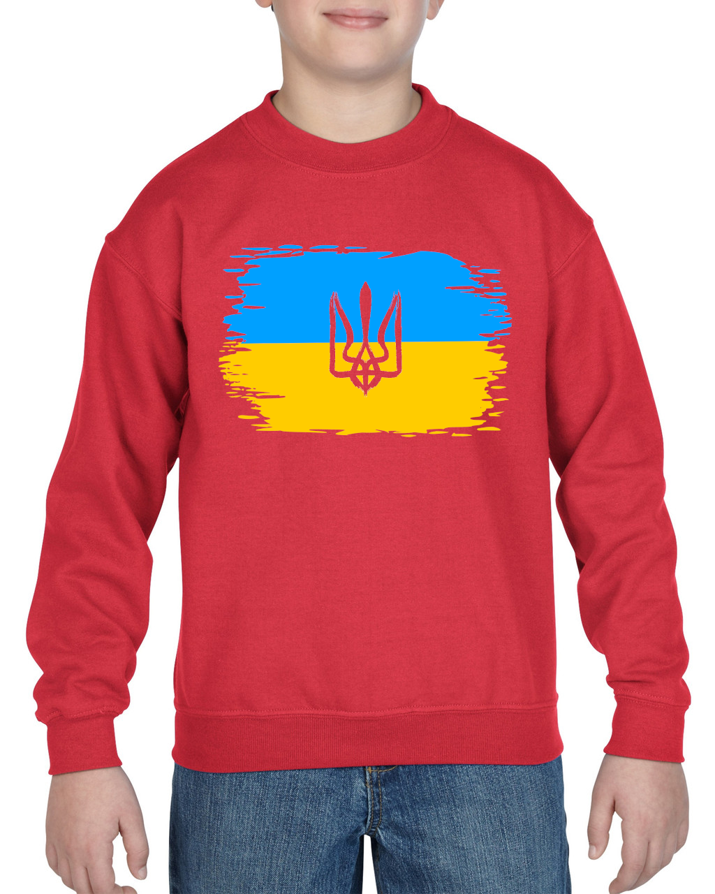 Kids' sweatshirt "Ukrainian Flag"