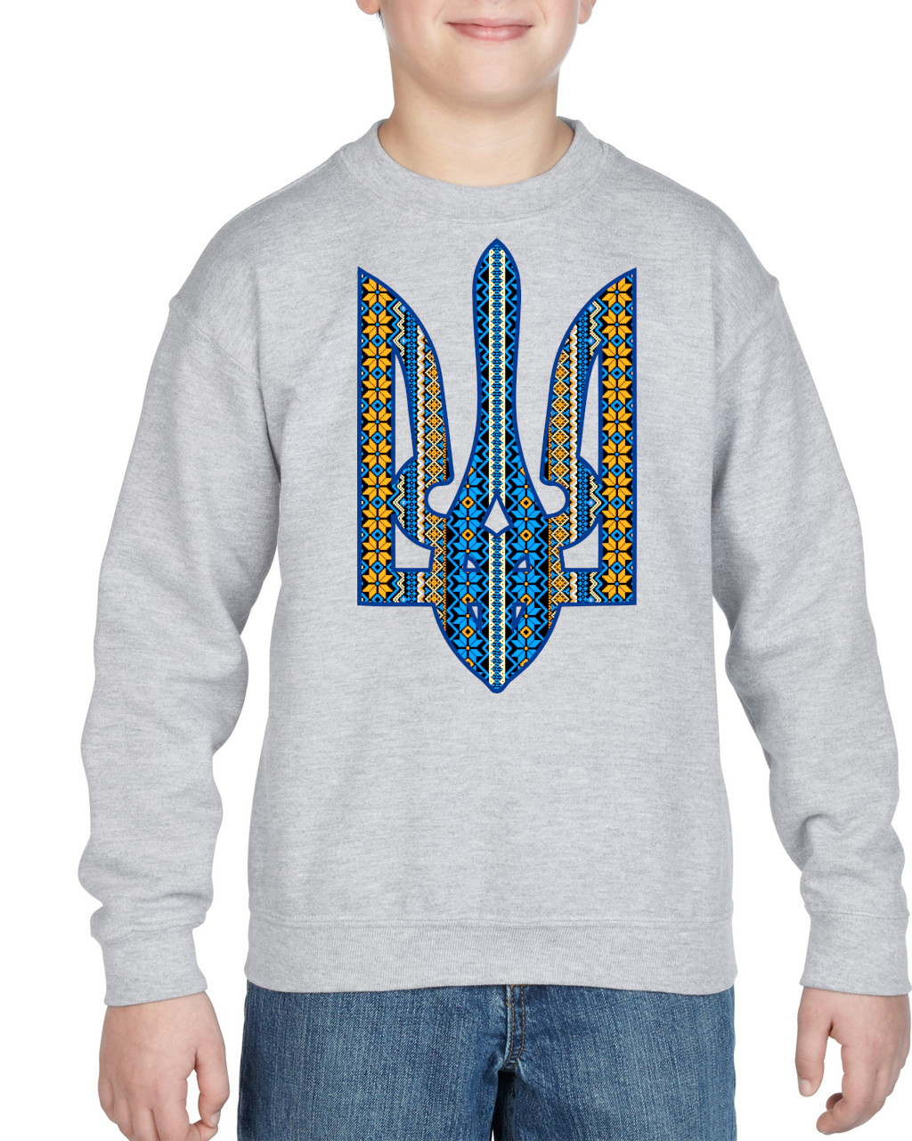 Kids' sweatshirt "Ornate Tryzub"