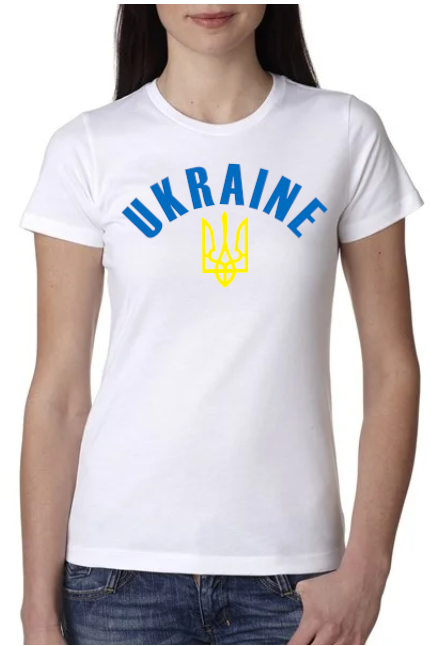 Women's t-shirt "Ukraine" white